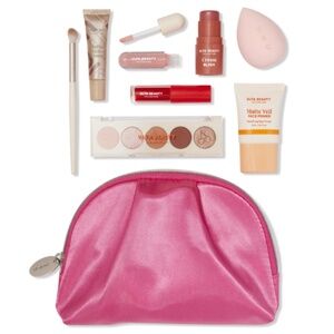 Ulta Beauty 9-Pc Gift - Makeup & Pouch NEW
